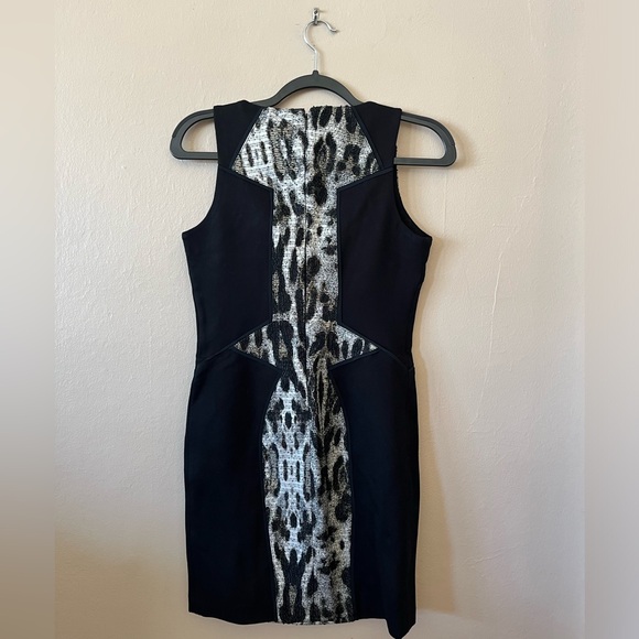 NWT Rebecca Minkoff Moulin Leopard Print Sleeveless Sheath Dress 2 - Picture 4 of 16